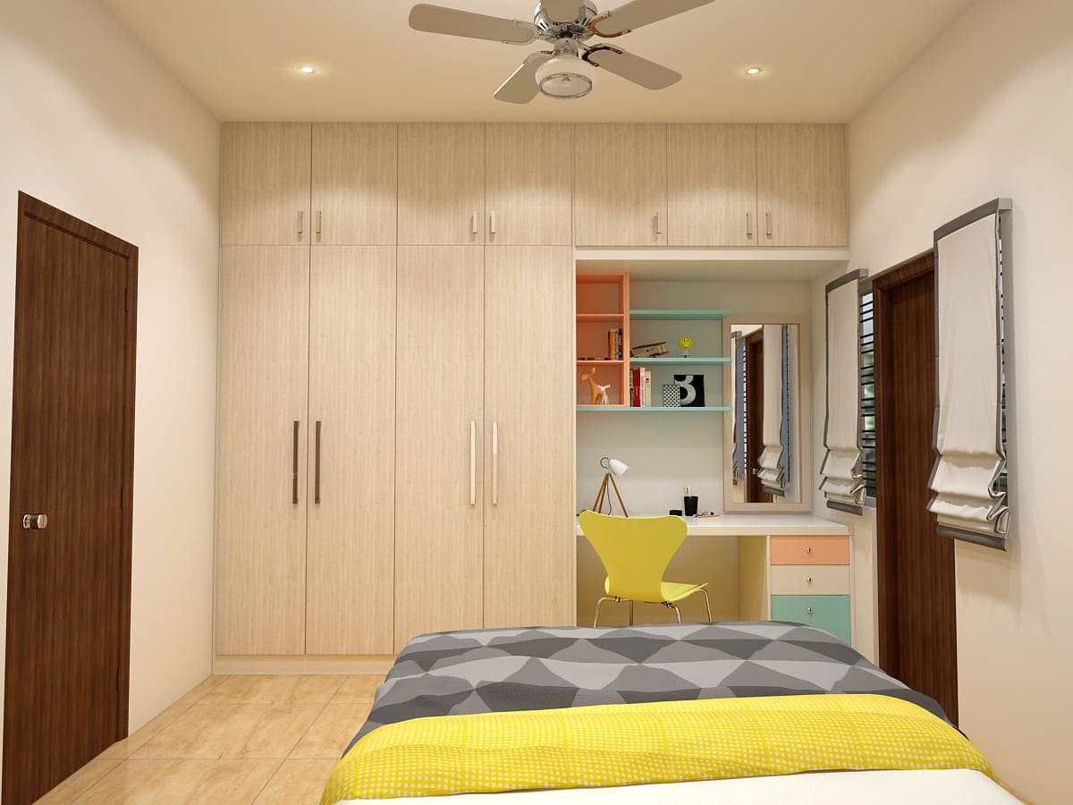 Hinged-Wardrobe-with-Study-FF_KBR