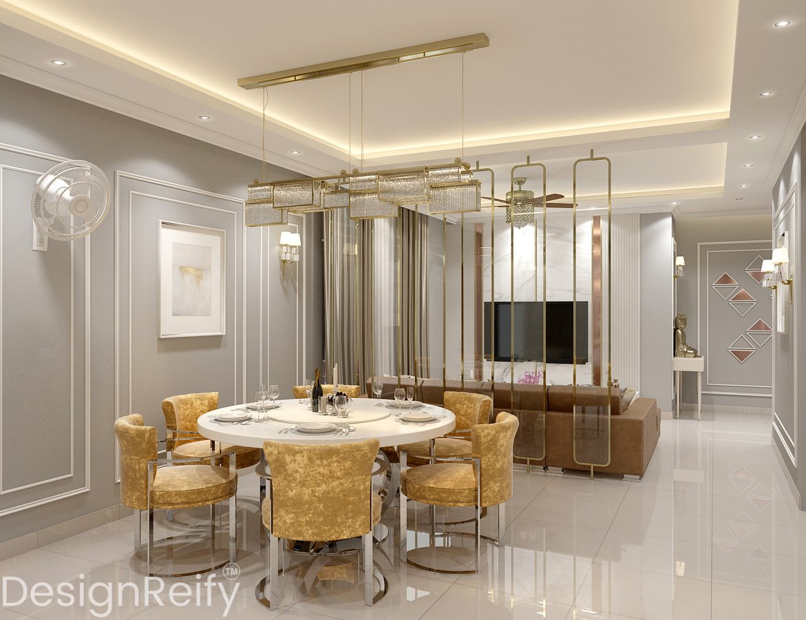 Living 01A Brass_grey walls