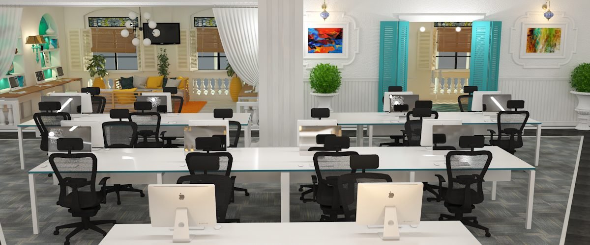 Work Station Blue lamps Cam3